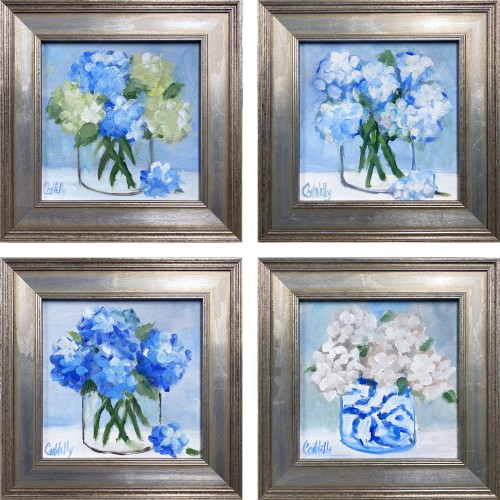 CC- BLUE FLORAL SET